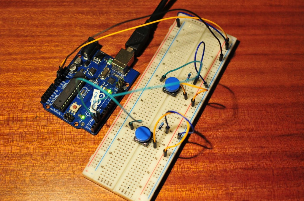 Push buttons and Arduino