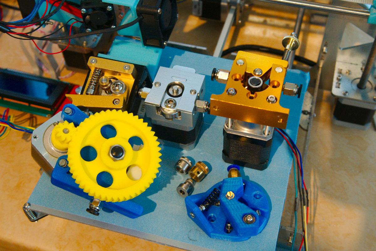 3D printer extruders